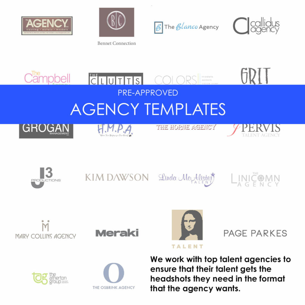 Pre-Approved Agency Templates for Headshots